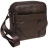Наплечная мужская сумка в небольшом размере из натуральной кожи Borsa Leather (15661) - 1