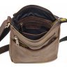 Небольшая мужская винтажная сумка через плечо из коричневой кожи TARWA (19668) - 2