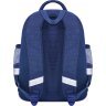 Качественный школьный рюкзак синего цвета из текстиля Bagland (53700) - 3
