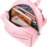 Розовый женский рюкзак из натуральной кожи Shvigel (16304) - 4