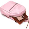 Розовый женский рюкзак из натуральной кожи Shvigel (16304) - 5