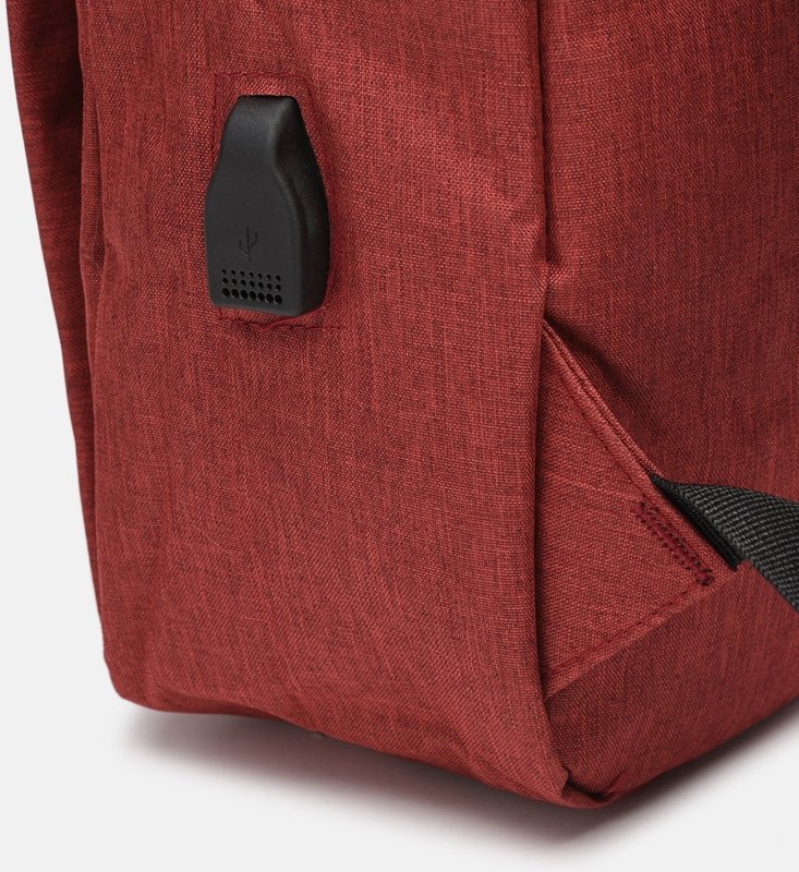 Красный повседневный женский рюкзак из полиэстера Monsen (21465)