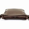 Наплечная мужская сумка коричневого цвета VATTO (12041) - 6