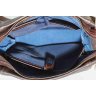 Наплечная мужская сумка коричневого цвета VATTO (12041) - 9