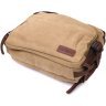 Мужская сумка-мессенджер среднего размера из текстиля песочного цвета Vintage 2422206 - 3