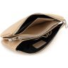 Пудровая женская сумка-клатч из натуральной итальянской кожи Grande Pelle (59100) - 5