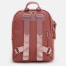 Стильный женский рюкзак из текстиля розового цвета на молнии Monsen 71801 - 4