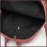 Стильный женский рюкзак из текстиля розового цвета на молнии Monsen 71801 - 5