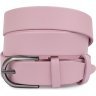 Женский кожаный ремень узкого типа в розовом цвете Vintage (2420796) - 1