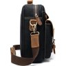 Текстильная мужская сумка-портфель с кожаными вставками Vintage (20002) - 11