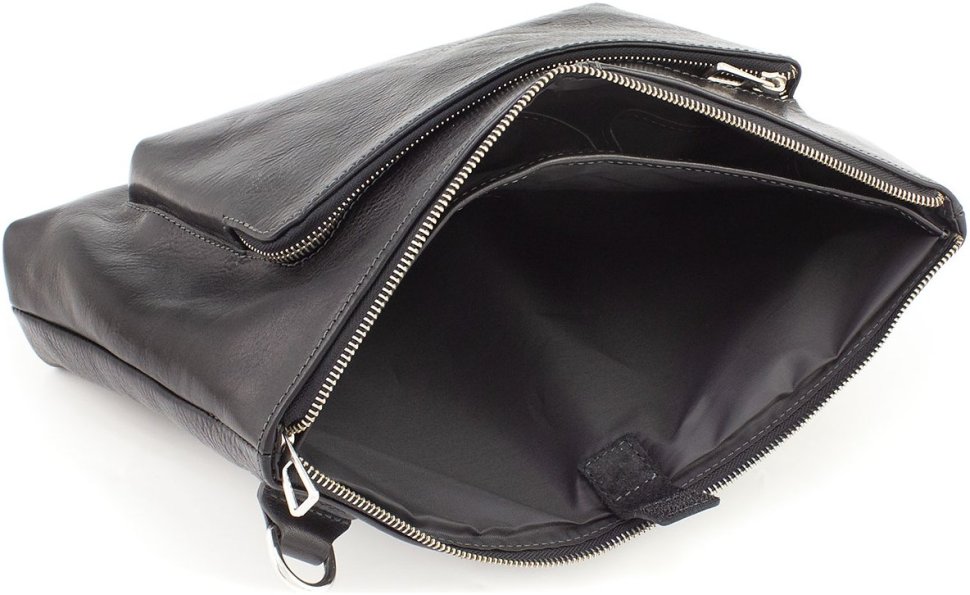 Деловая повседневная мужская сумка из натуральной итальянской кожи Grande Pelle 64301