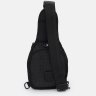 Мужская тактическая текстильная сумка-слинг черного цвета Monsen (56001) - 3