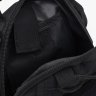 Мужская тактическая текстильная сумка-слинг черного цвета Monsen (56001) - 6