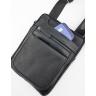 Удобная мужская сумка планшет на плечо черного цвета VATTO (11843) - 3