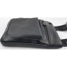 Удобная мужская сумка планшет на плечо черного цвета VATTO (11843) - 4