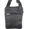 Удобная мужская сумка планшет на плечо черного цвета VATTO (11843) - 5