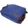 Синяя мужская сумка-мессенджер среднего размера из плотного текстиля Vintage 2422207 - 3