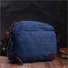 Синяя мужская сумка-мессенджер среднего размера из плотного текстиля Vintage 2422207 - 8