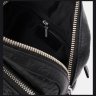 Черная мужская наплечная сумка из натуральной кожи с фактурой под крокодила Keizer 71602 - 5