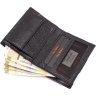 Черное портмоне из фактурной кожи с картхолдером Tony Bellucci (10686) - 8
