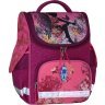 Яркий каркасный девчачий рюкзак для школы из текстиля Bagland 53302 - 3