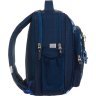 Школьный рюкзак для мальчиков из текстиля синего цвета с космонавтом Bagland 55702 - 2