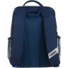 Школьный рюкзак для мальчиков из текстиля синего цвета с космонавтом Bagland 55702 - 3