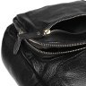 Женский кожаный рюкзак черного цвета под формат А4 - Keizer (57302) - 5