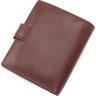 Коричневый мужской бумажник среднего размера из гладкой кожи ST Leather (21524) - 3