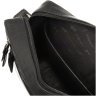Горизонтальная женская сумка-кроссбоди из гладкой кожи черного цвета на молнии Visconti Robbie 69302 - 17
