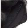 Горизонтальная женская сумка-кроссбоди из гладкой кожи черного цвета на молнии Visconti Robbie 69302 - 10