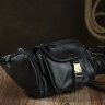 Мужская повседневная сумка на пояс черного цвета VINTAGE STYLE (14761) - 2