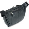 Мужская повседневная сумка на пояс черного цвета VINTAGE STYLE (14761) - 5