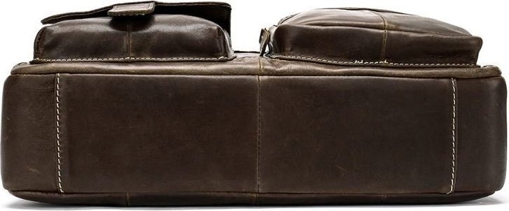 Мужская сумка - портфель из натуральной кожи в стиле винтаж VINTAGE STYLE (14667)