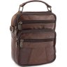 Мужская сумка из натуральной кожи с ручкой Leather Collection (10040) - 4