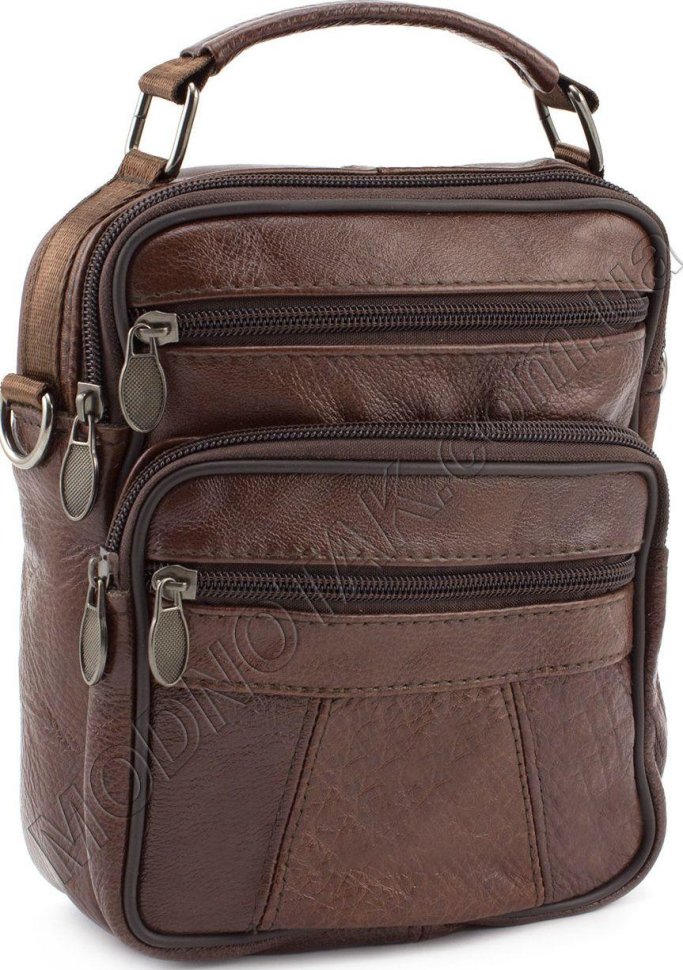 Мужская сумка из натуральной кожи с ручкой Leather Collection (10040)