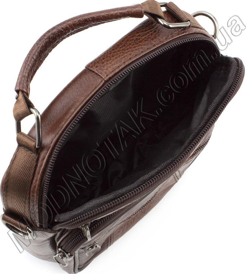 Мужская сумка из натуральной кожи с ручкой Leather Collection (10040)