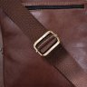 Мужская кожаная сумка-планшет с клапаном коричневого цвета SHVIGEL (19114) - 9