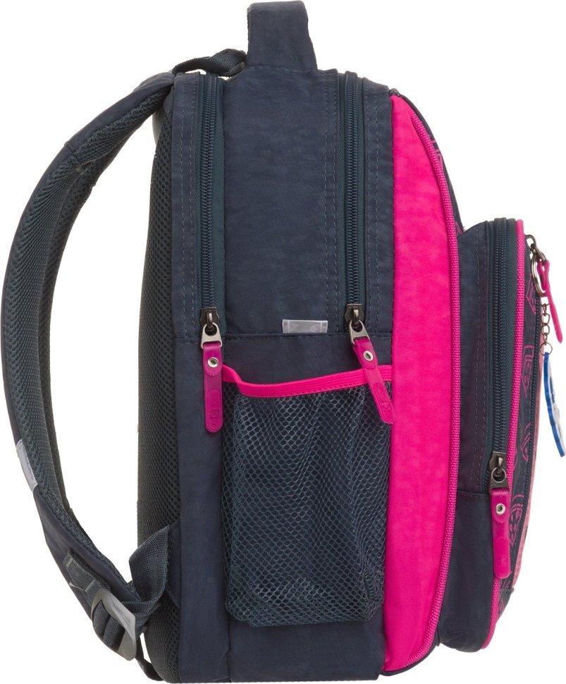 Модный школьный рюкзак для девочек из текстиля с принтом кролика Bagland 55703