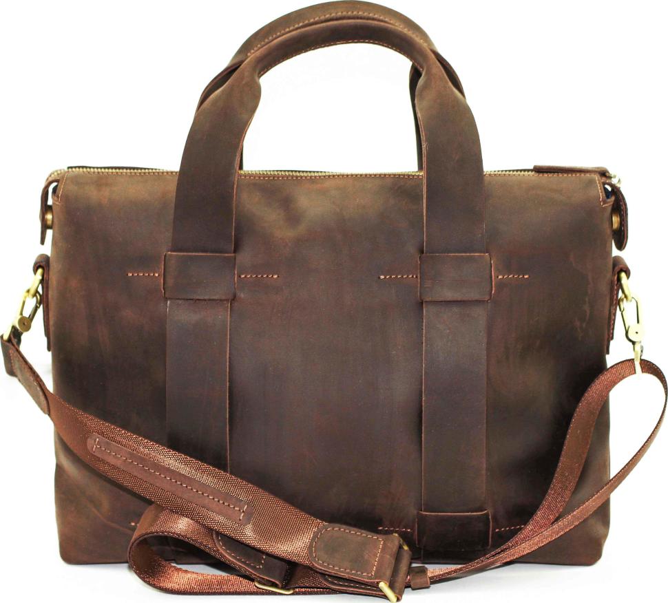 Мужская сумка с ручками коричневого цвета VATTO (11645)