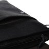 Практичная мужская кожаная сумка в черном цвете с фиксацией на клапан Keizer (21357) - 7