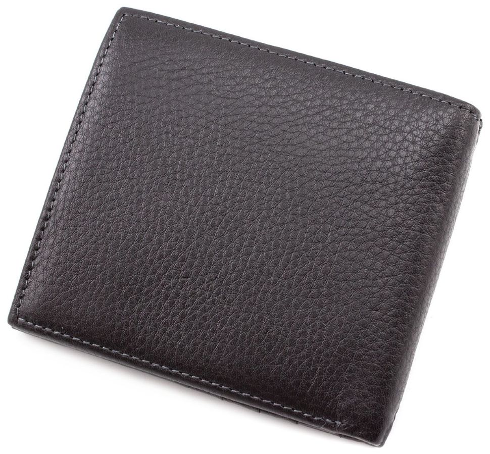 Мужской кошелек для купюр, карточек и мелочи H.T Leather (16797)
