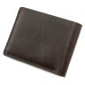 Темно-коричневое мужское портмоне без застежки Grande Pelle (13239) - 3