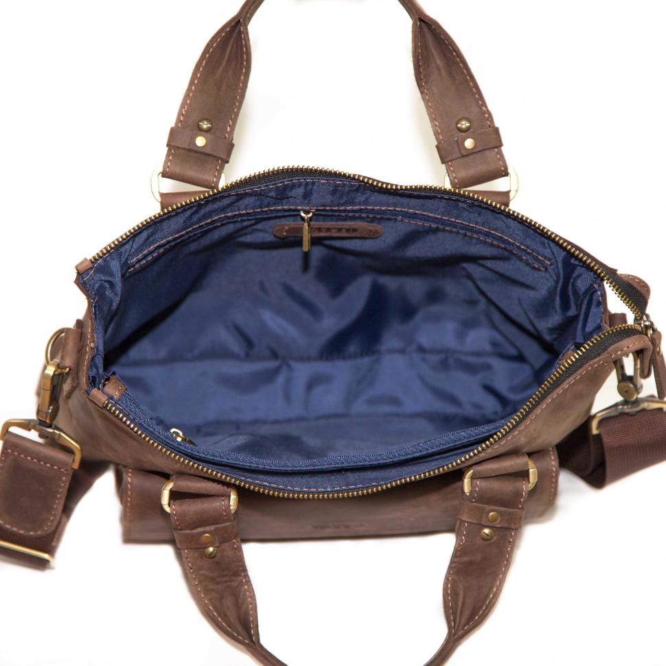 Кожаная мужская сумка винтажного стиля VATTO (11945)