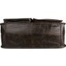 Винтажная мужская сумка мессенджер коричневого цвета VINTAGE STYLE (14526) - 7