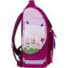 Каркасный школьный рюкзак для девочек из малинового текстиля Bagland 53305 - 3