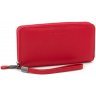  Женский кошелек на молнии с кожаным ремешком Marco Coverna (1424 red) - 1