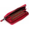  Женский кошелек на молнии с кожаным ремешком Marco Coverna (1424 red) - 2
