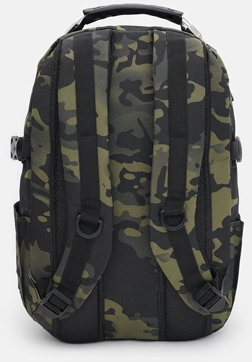 Тактический мужской рюкзак из текстиля с маскировочным принтом Monsen (56005)