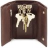Большая кожаная ключница коричневого цвета ST Leather (16544) - 2